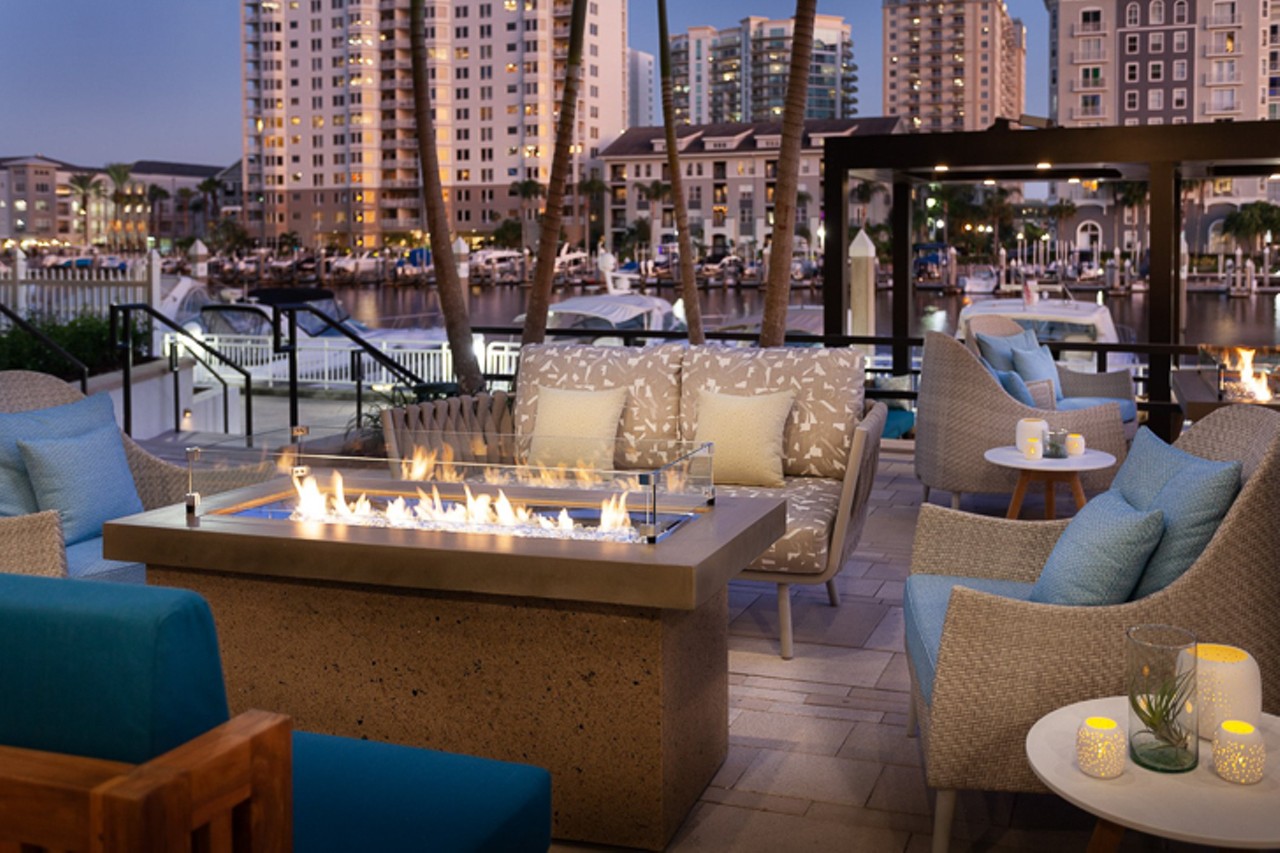 Anchor and Brine
505 Water St., Tampa.
Anchor and Brine The indoor-outdoor restaurant runs from the lobby of Tampa Marriott Water Street to the outdoor patio, which, by the way, is laced with waterfront views. Opt for bar seating or grab a booth closer to the water.
Photo via Anchor and Brine/Facebook