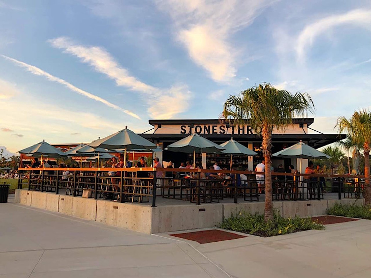 Stone&#146;s Throw 
304 W. 7th Ave, Tampa Heights.  
Get ready for waterfront eats (get the calamari) and must-have sips right next-door to Armature Works. 
Photo via Stone&#146;s Throw/Facebook