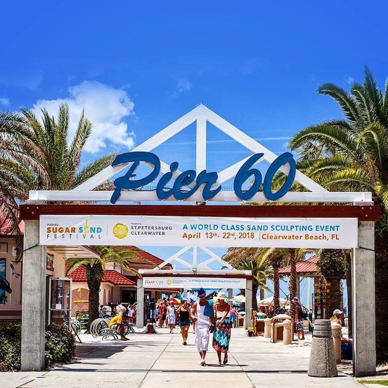 Pier 60 Clearwater Beach   
7 Causeway Blvd., Clearwater, 727-462-6466
Pier 60 features a 1,080-foot fishing pier and recreational park, with a bait house, telescopes and six covered pavilions.
Photo via Pier 60/Facebook