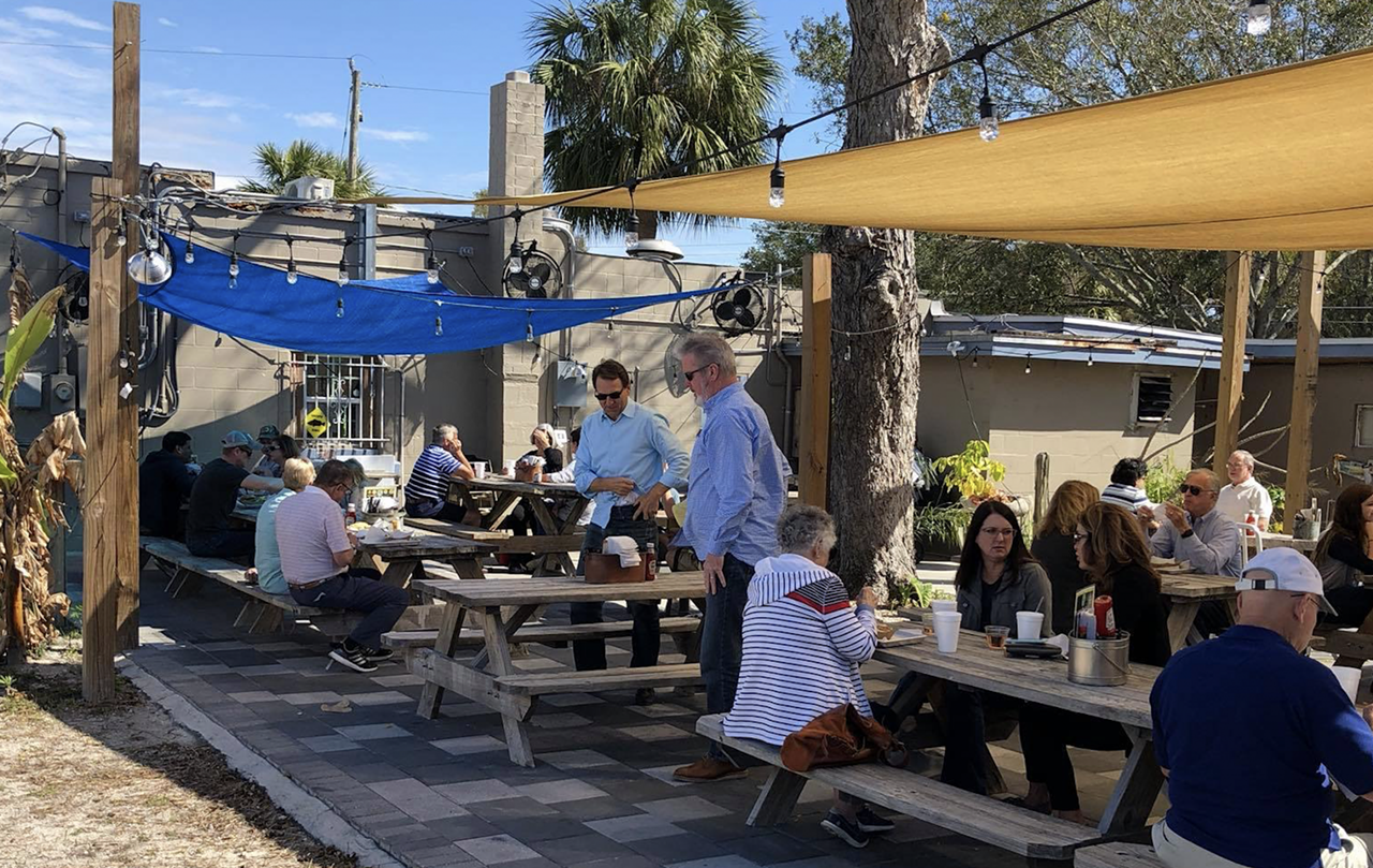 Big Ray&#146;s Fish Camp  
6116 Interbay Blvd., Tampa, 813-605-3615
Big Ray&#146;s offers compact counter-serve featuring seafood & sandwiches in a casual space with a fishing-shack vibe. 
Photo via Big Ray&#146;s Fish Camp/Facebook