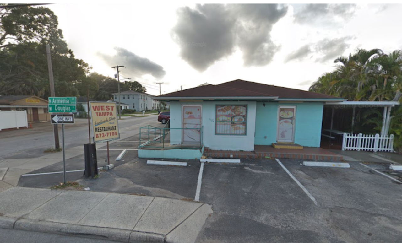 West Tampa Sandwich Shop
3904 N Armenia Ave., Tampa
For more than 30 years, the West Tampa Sandwich Shop has served its famous 'wiches. Even President Barack Obama ate there in 2012, and a $5.75 honey Cuban is named after him. West Tampa also offers cheap breakfasts, all of which are under $12. 
Photo via Google Maps