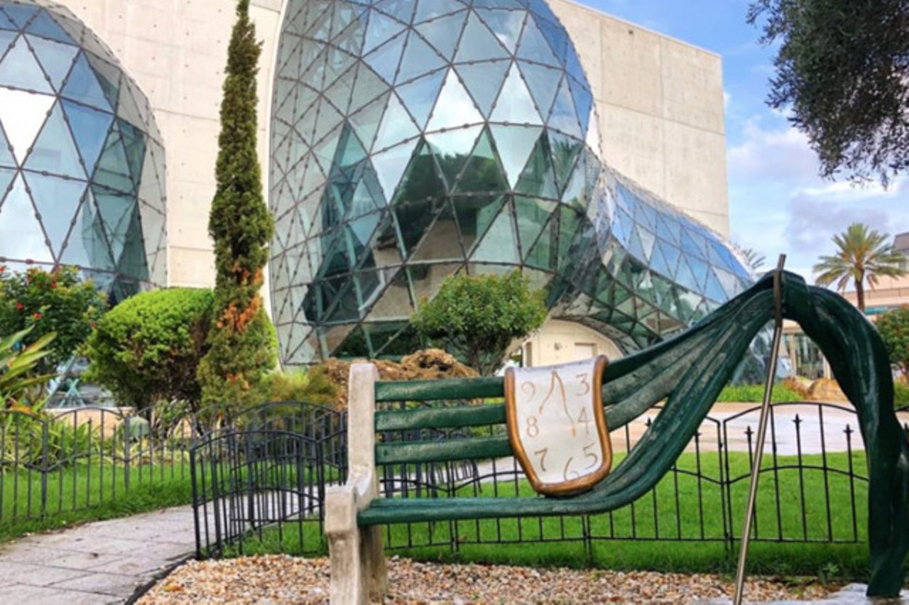 Step into a surreal world at the Dali Museum   
1 Dali Blvd, St. Petersburg, FL 33701,  (727) 823-3767  
Sitting on the relaxing waterfront of Downtown St.Petersburg, The Dali Museum is a Tampa Bay gem of art history and stunning architecture. The home to some of Dali&#146;s most popular pieces and a traveling exhibit that changes about once a year, this is the place to take your visitors if they&#146;re art-savvy at all. And even if they&#146;re not, they&#146;ll enjoy the museum&#146;s architecture, garden, and cafe. 
Photo via  The Dal&iacute; Museum/Facebook