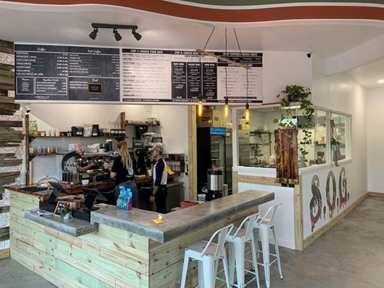 Spaddy&#146;s Coffee Co.  
6102 S. MacDill Ave., South Tampa
Spaddy&#146;s teamed up with Raw Smoothies Co. to open a second location in Tampa. Instead of visiting the trailer location in Seminole Heights, you can now get your caffeine fix and a smoothie bowl at the coffee shop&#146;s first brick and mortar location. 
Photo via Spaddy&#146;s Coffee/Instagram