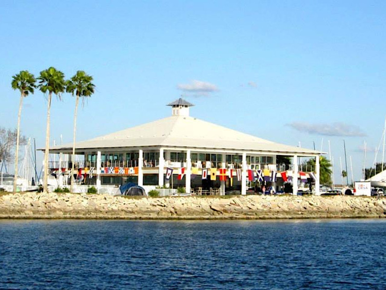 Davis Island Yacht Club  
1315 Severn Ave, Tampa
The member-owned yacht club doubles as a bar. Situated on the water, the second story is where guests will find daily food and drink specials. There are events almost daily, including sailing races and trivia night.
Photo via Photo via Facebook/Davis Island Yacht Club