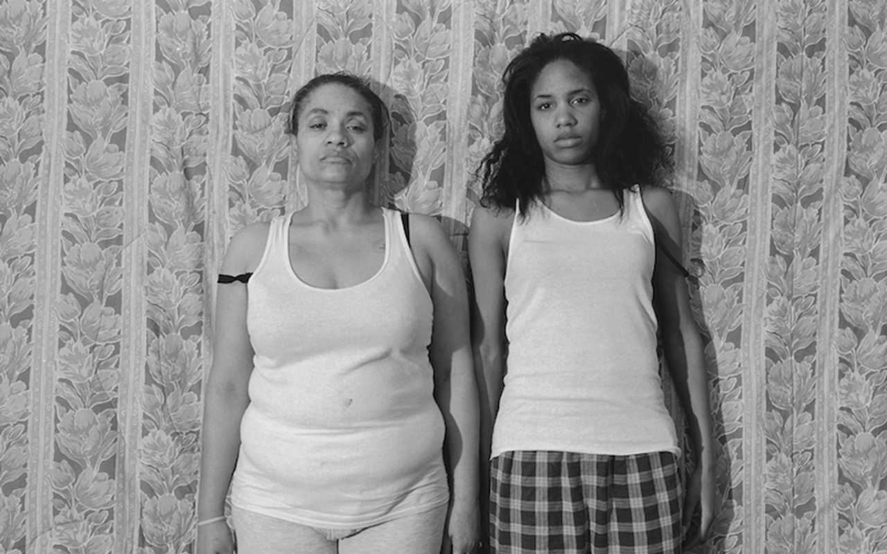 MOTHERLY LOVE: LaToya "Ruby Frazier's Momme (Floral Comforter),"  from Momme Portrait Series, 2008, 
from The Notion of Family (Aperture, 2014).