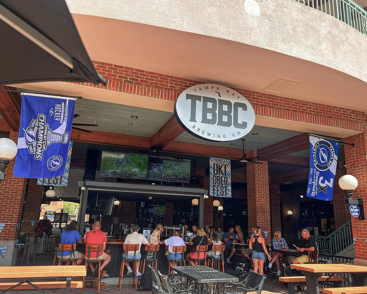 Tampa Bay Brewing Co.
Come for the game, stay for the brews and tasty bar grub. Located in the heart of Ybor City (right next to a streetcar stop, aka the ultimate designated driver), Tampa Bay Brewing Co. offers a comfortable place to watch the game and have dinner before heading home or continuing the party elsewhere in Ybor. Its second location in Westchase (13937 Monroes Business Park) also offers the same variety of craft beer and casual fare, too. 
1600 E 8th Ave., Ybor City