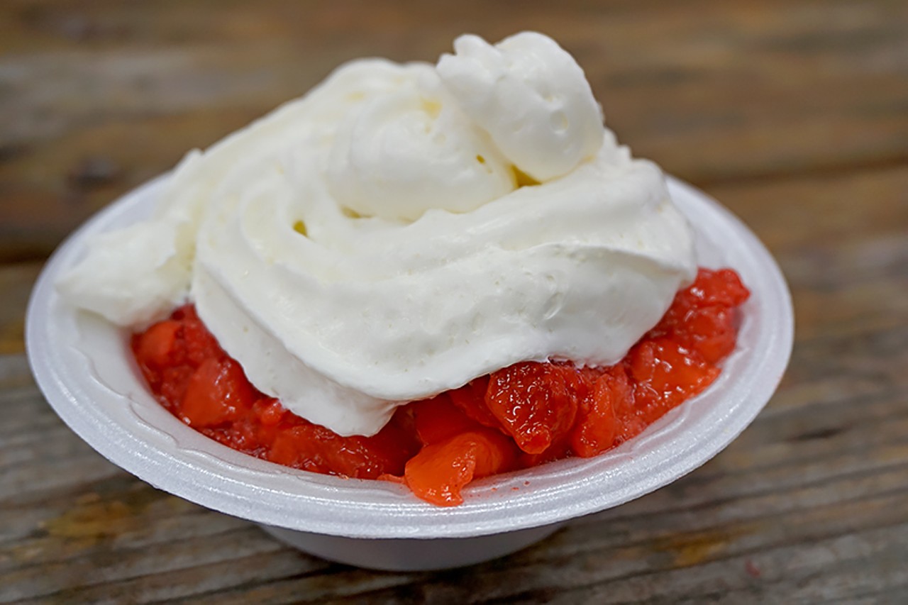 Eat some strawberry shortcake at the Florida Strawberry Festival in Plant CityThere are new food and entertainment options this year, including a dog show, a magic show, a battle of the bands, a strawberry cheesecake quesadilla, and a Strawberry Dole Whip. Starting Thurs., Feb. 28
Photo by Jennifer Ring