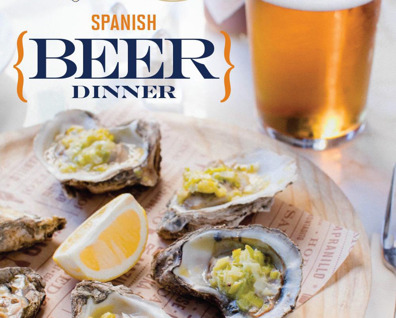 Spanish Beer Dinner at Bulla Gastrobar in TampaThurs., Mar. 7, 6-8 p.m.
Photo via the Facebook event page