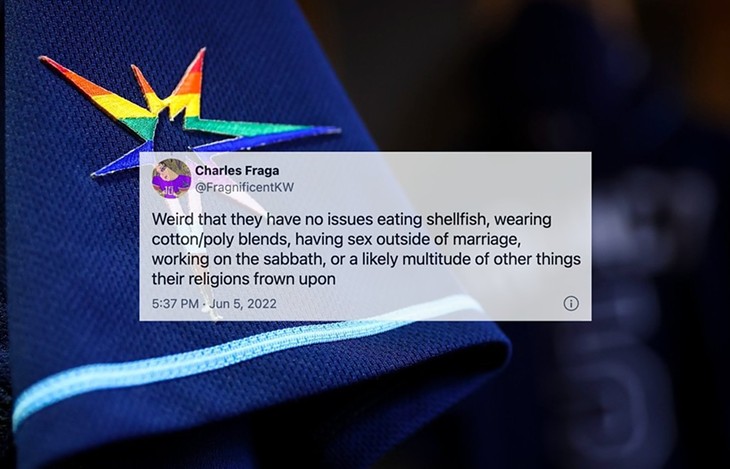 Some Tampa Bay Rays refuse to wear Pride rainbow, reject gay
