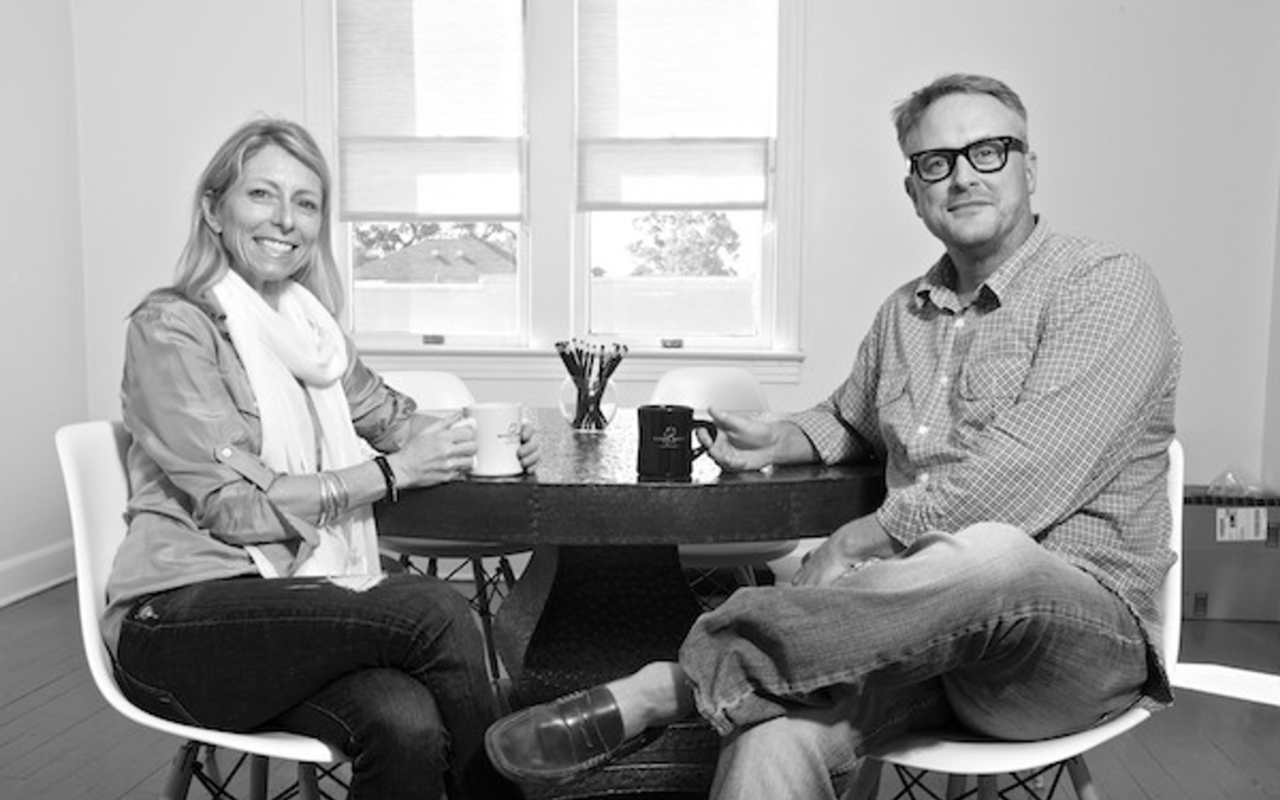 HAVE BEANS, WILL TRAVEL: Buddy Brew owners Susan and Dave Ward.
