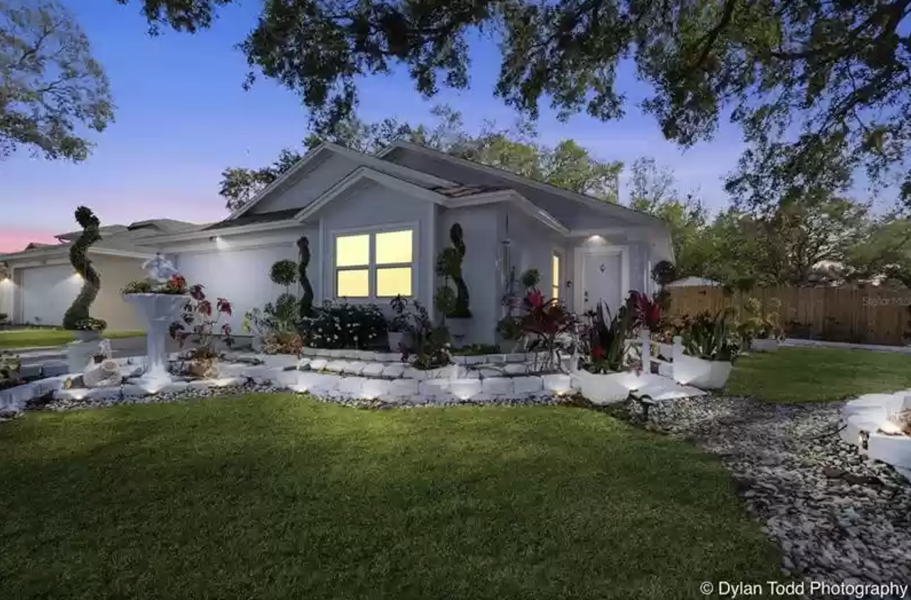 The 'Edward Scissorhands' house in Lutz is back on the market, and it comes with movie props