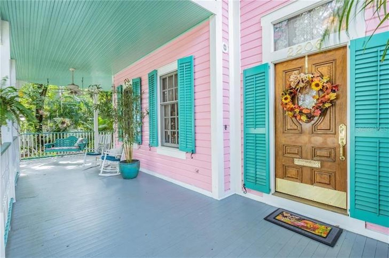 The historic 'Pink House' in Tampa Heights is now for sale
