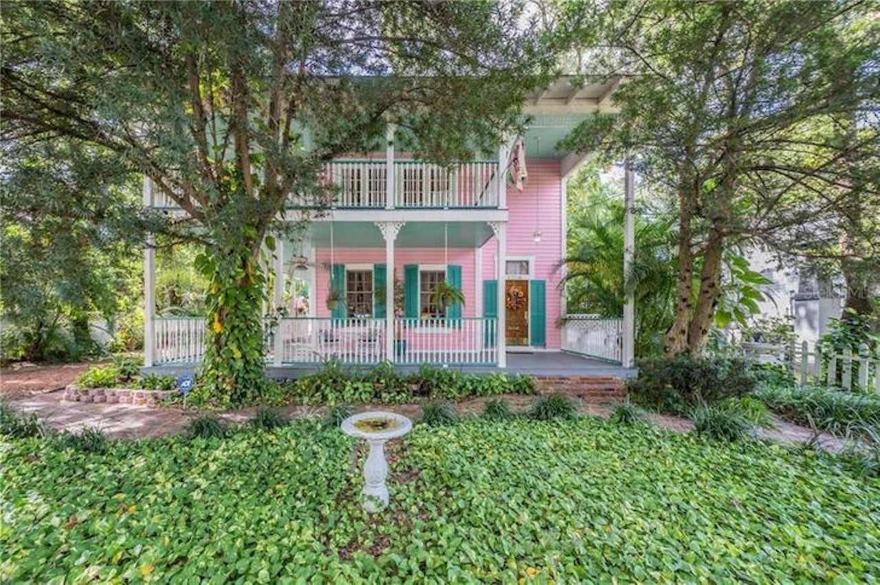 The historic 'Pink House' in Tampa Heights is now for sale