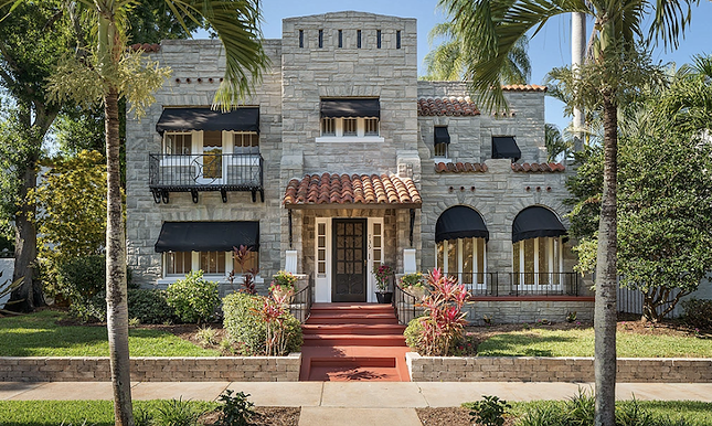The historic 'Snell Castle' mansion in St. Petersburg is now for sale