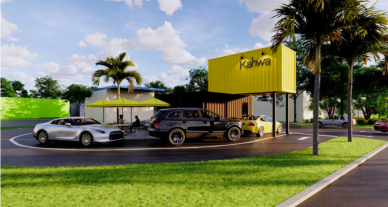 Kahwa  
6623 4th St. N., St. Petersburg
Kahwa Coffee is opening its newest location in St. Pete as a drive-thru and walk-up location. Although a little different in structure made out of three refurbished shipping containers, it will still be serving Kahwa coffee and sandwiches. 
Photo via Courtesy of Kahwa