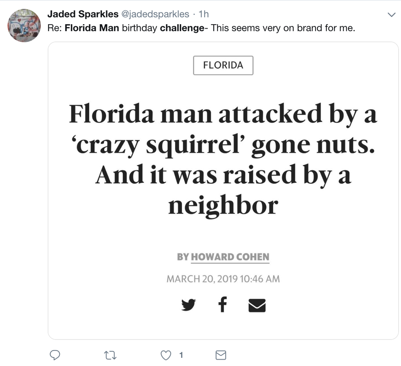 The Florida Man Tag May Be The Funniest Thing I've Ever Seen – The