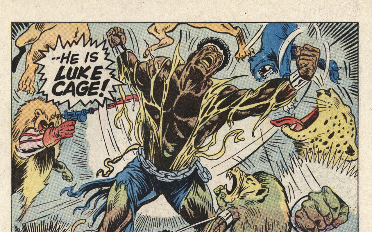 "Luke Cage: Hero for Hire #13," Sept. 1973. Paper comic book. Published by Marvel Comics.