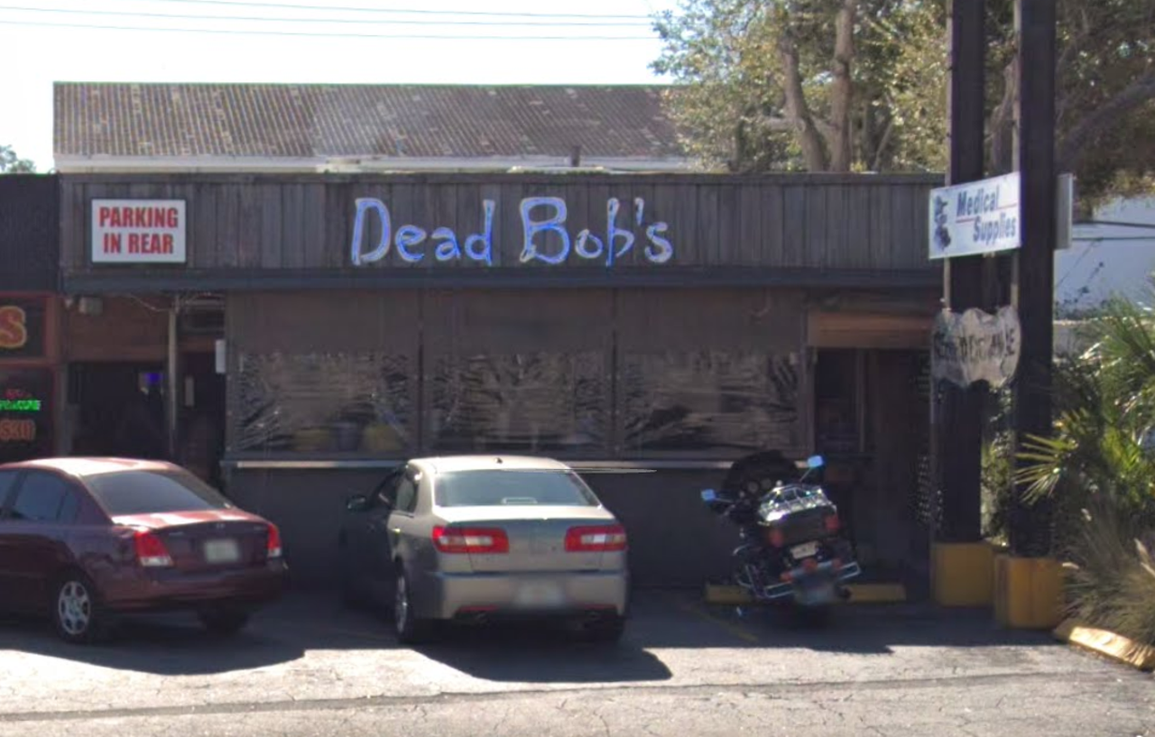  Dead Bob&#146;s
6717 Central Avenue North, St. Petersburg, FL 33707, (727) 317-2627 
A dive bar with killer Americana comfort food. A spot to hit for some beers and dinner on your way back from St Pete beach. Parking can be difficult at this plaza pub, but once you try those drink and dinner specials once, they&#146;ll have you back fighting for a parking spot. 
Photo via  Dead Bob&#146;s/Facebook