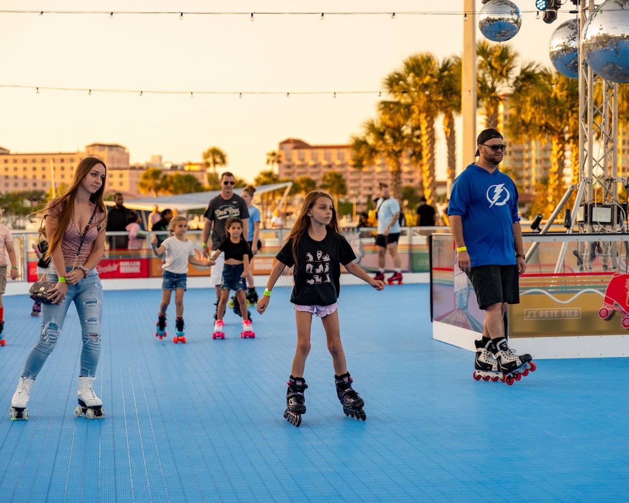The roller skating rink at the St. Pete Pier reopens in March