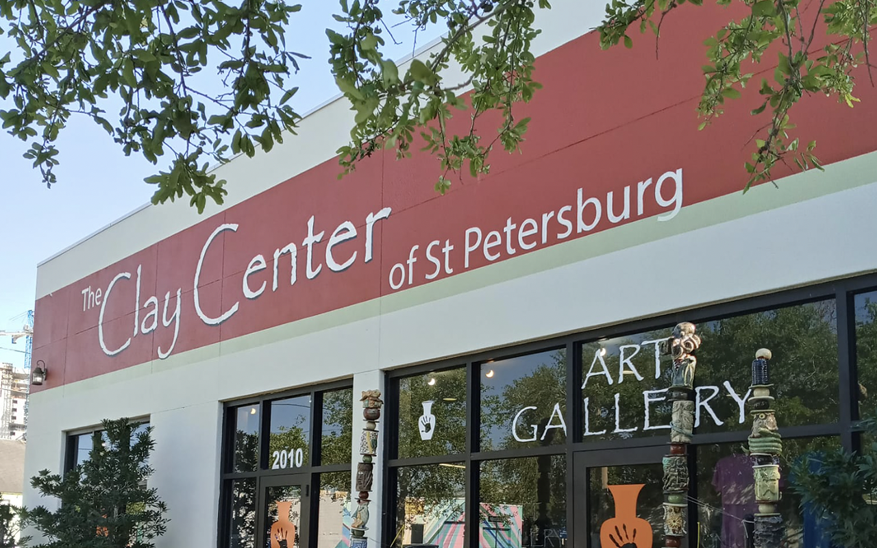 The Clay Center of St Petersburg at 2010 1st Ave. S is one of the dozens of venues that participates in this monthly art walk.