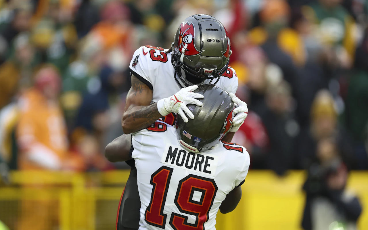 David Moore got his first NFL touchdown on Dec. 17, 2023 at Lambeau Field in Green Bay, Wisconsin.