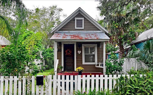 The smallest Tampa home on the market is this Hyde Park bungalow selling for $379K