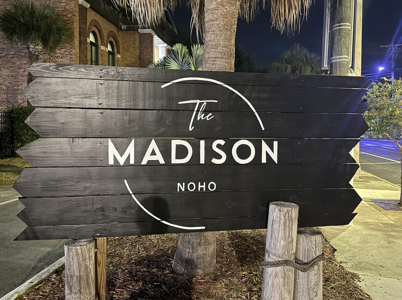 The Madison Noho
1704 N Howard Ave., Tampa
A new restaurant dishing out classic American entrees and loaded brunch plates quietly opened its doors in West Tampa in late June. Owned and operated by Tampa residents Tayesha Hiner, Antonio “Polo” Allen—who also leads the kitchen as its Executive Chef—and Mikeo Smith, The Madison Noho offers a variety of straightforward dinner plates, from grilled salmon to apple-glazed pork chops, plus appetizers like calamari, chicken wings, crab cakes and oysters. On the weekend, the newly-opened eatery dishes out red velvet pancakes, eggs Benedict, lobster and waffles and Creole-style shrimp and grits at its popular brunch service. Beer, wine, and craft cocktails are on the menu, too.
Photo via The Madison Noho