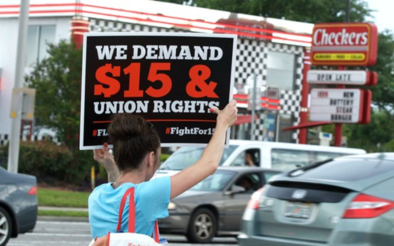 The support for raising Florida's minimum wage is growing, says recent poll