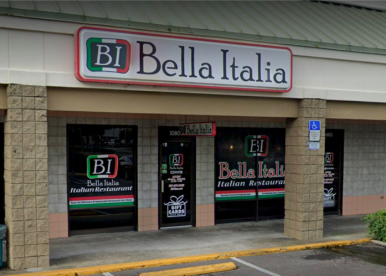 Bella Italia  
10801 Starkey Rd., Largo
Bella Italia opened in 1981 and spent its almost 40 years in business offering guests classic Italian meals, like pizza and pasta dishes, before its closing in February 2020. In a Facebook post, the restaurant cited the rising costs of food, rent and the decline of the shopping center as its downfall. 
Photo via Google Maps