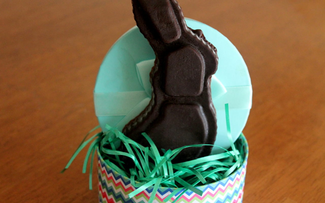 Making a vegan chocolate bunny is easier than you might think.