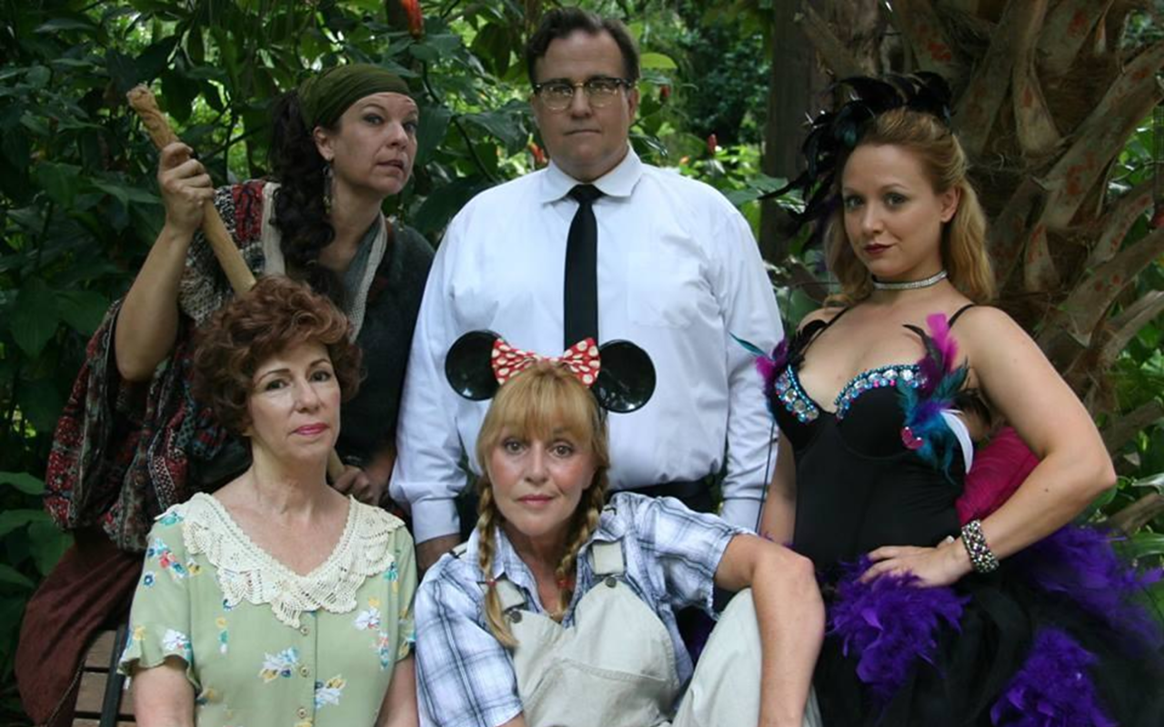 SWAMP BOOGIE: The Sugar Bean Sisters cast, from top left, clockwise, features Ami Sallee, Ned Averill-Snell, Caitlin Eason, Caroline Jett and Rosemary Orlando.
