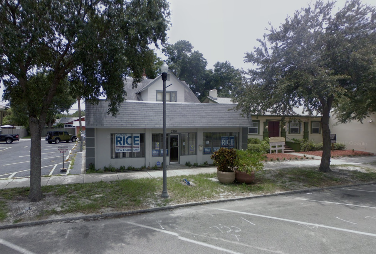 Then - 2008
Former city councilperson Darden Rice's campaign headquarters
2710 Central Ave, St. Petersburg