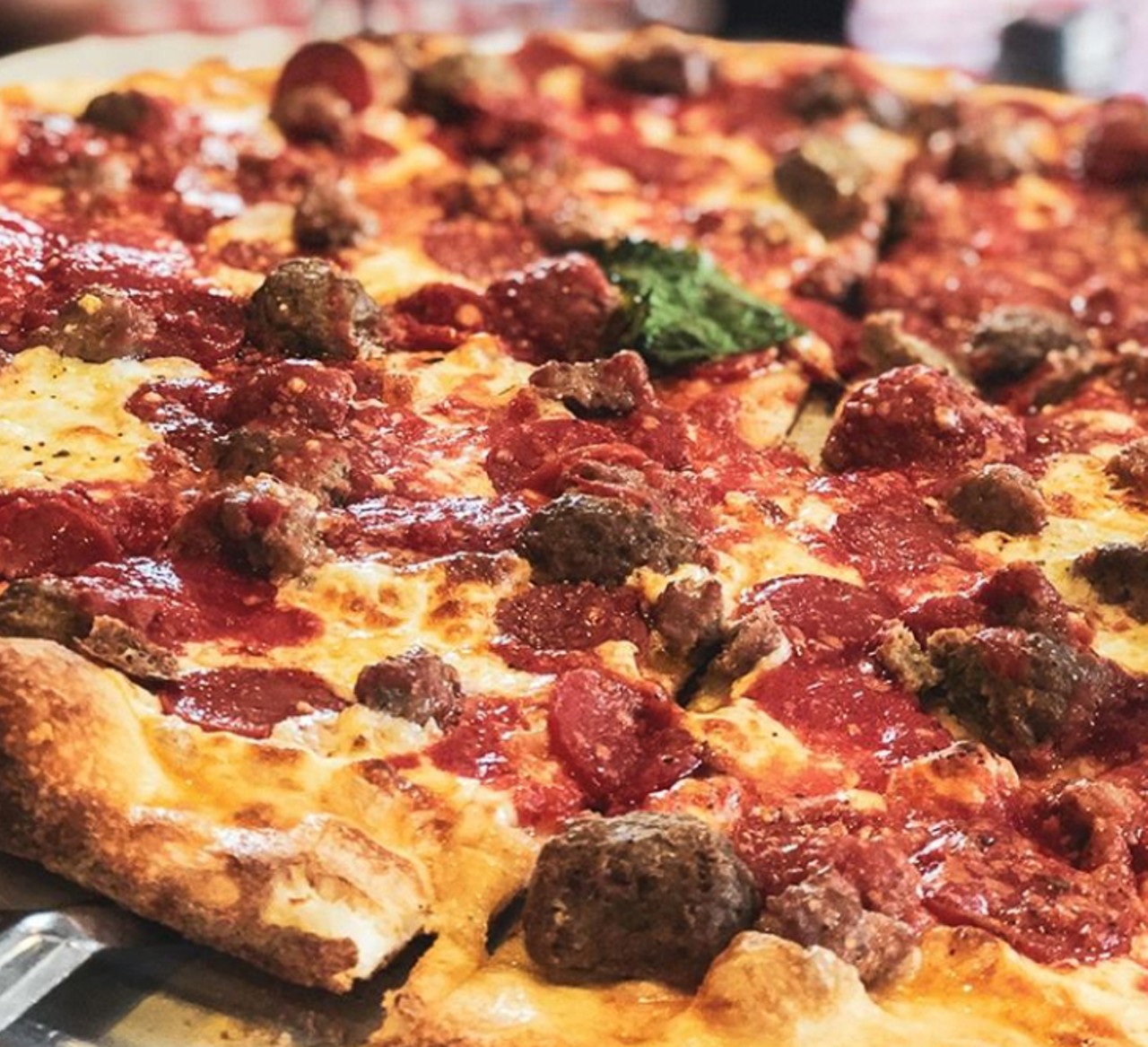 Grimaldi&#146;s
Multiple locations. grimaldispizzeria.com  
Meal deals for two or four people, plus 50% off bottled wine is available at Grimaldi&#146;s locations coast-to-coast. In addition to carry out, Grimaldi&#146;s is open for delivery through DoorDash, Uber Eats and GrubHub. 
Photo via @Grimaldispizzeria/Instagram