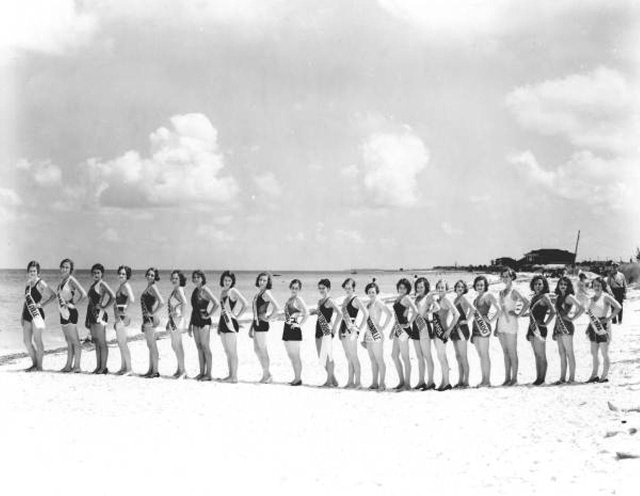 Beauty parade - Clearwater Beach, Florida, 1931.