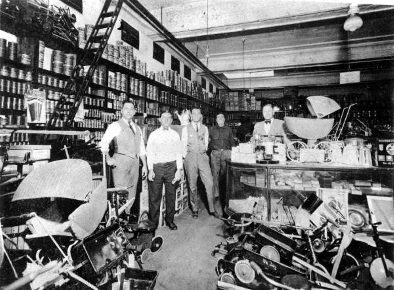 Interior view of the P.A. Spoto hardware store - Tampa, Florida. 1925.