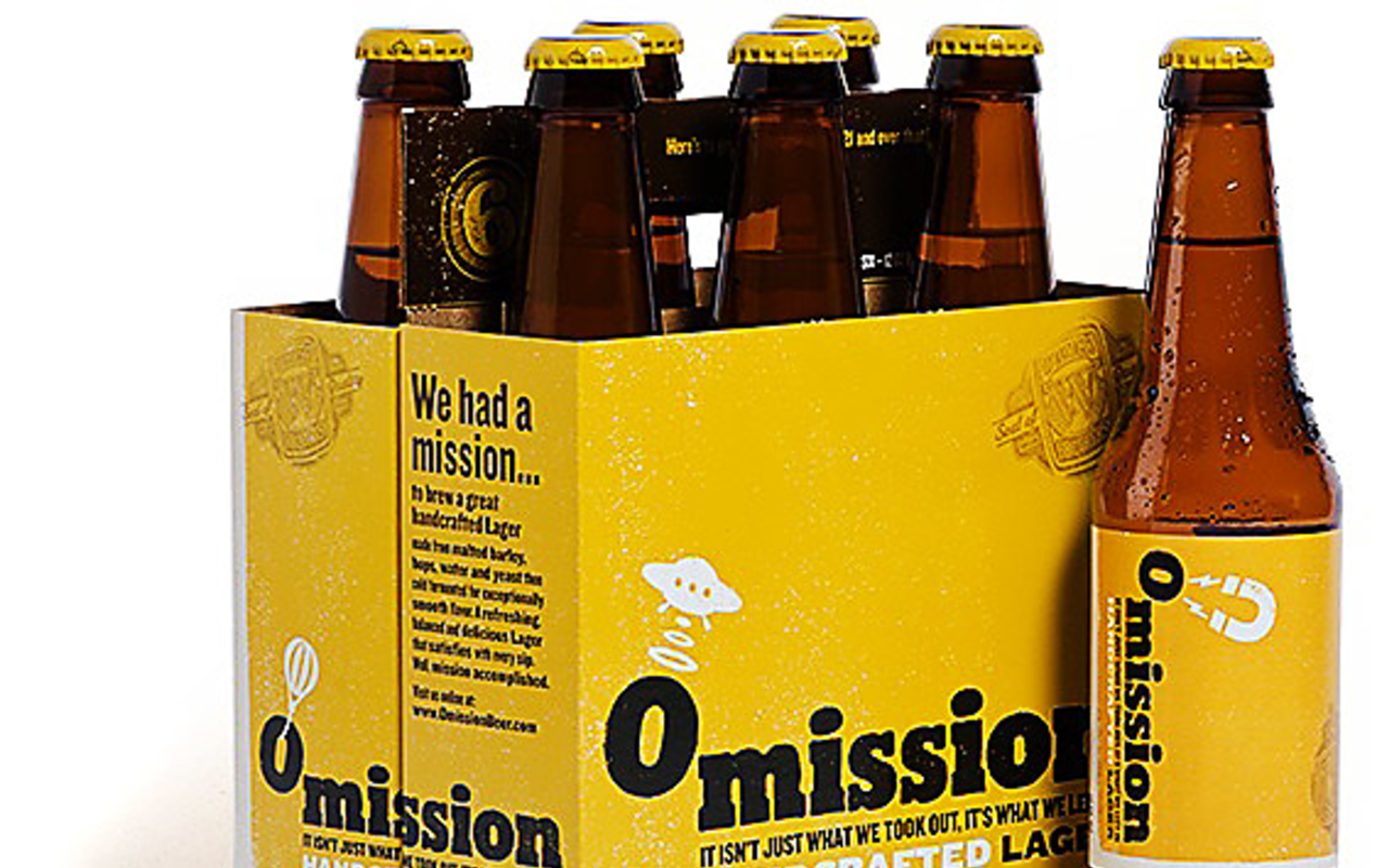 DRINK UP: Gluten-free Omission Lager is light and crisp, as a lager should be.