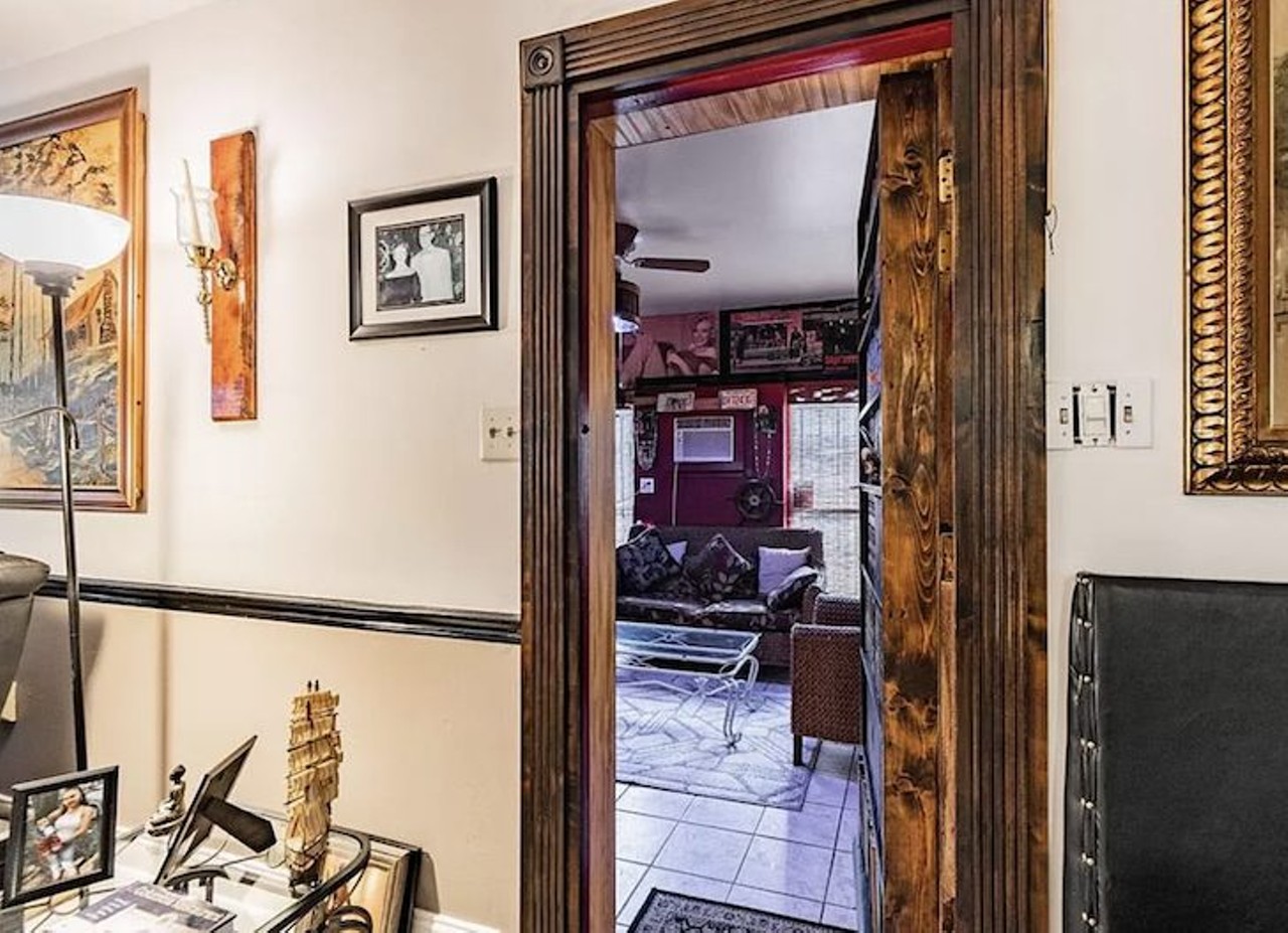 This $280K Old Seminole Heights house comes with multiple secret bookcase doors