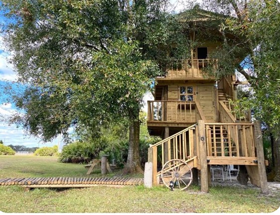 This Florida home for sale comes with its own private airport and a three-story treehouse