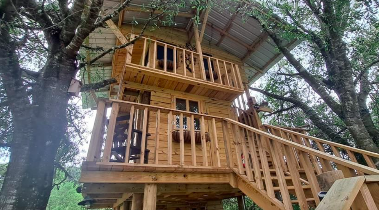 This Florida home for sale comes with its own private airport and a three-story treehouse