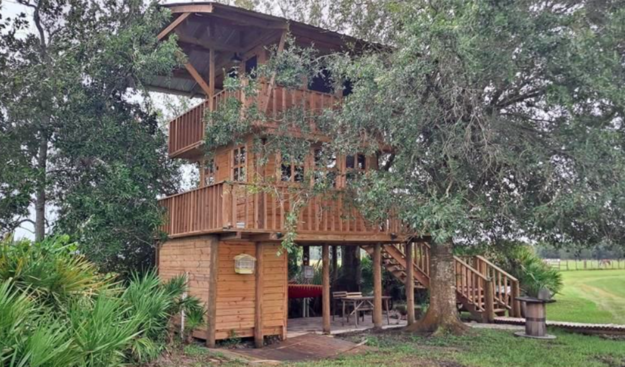 This Florida home for sale comes with its own private airport and a three-story treehouse