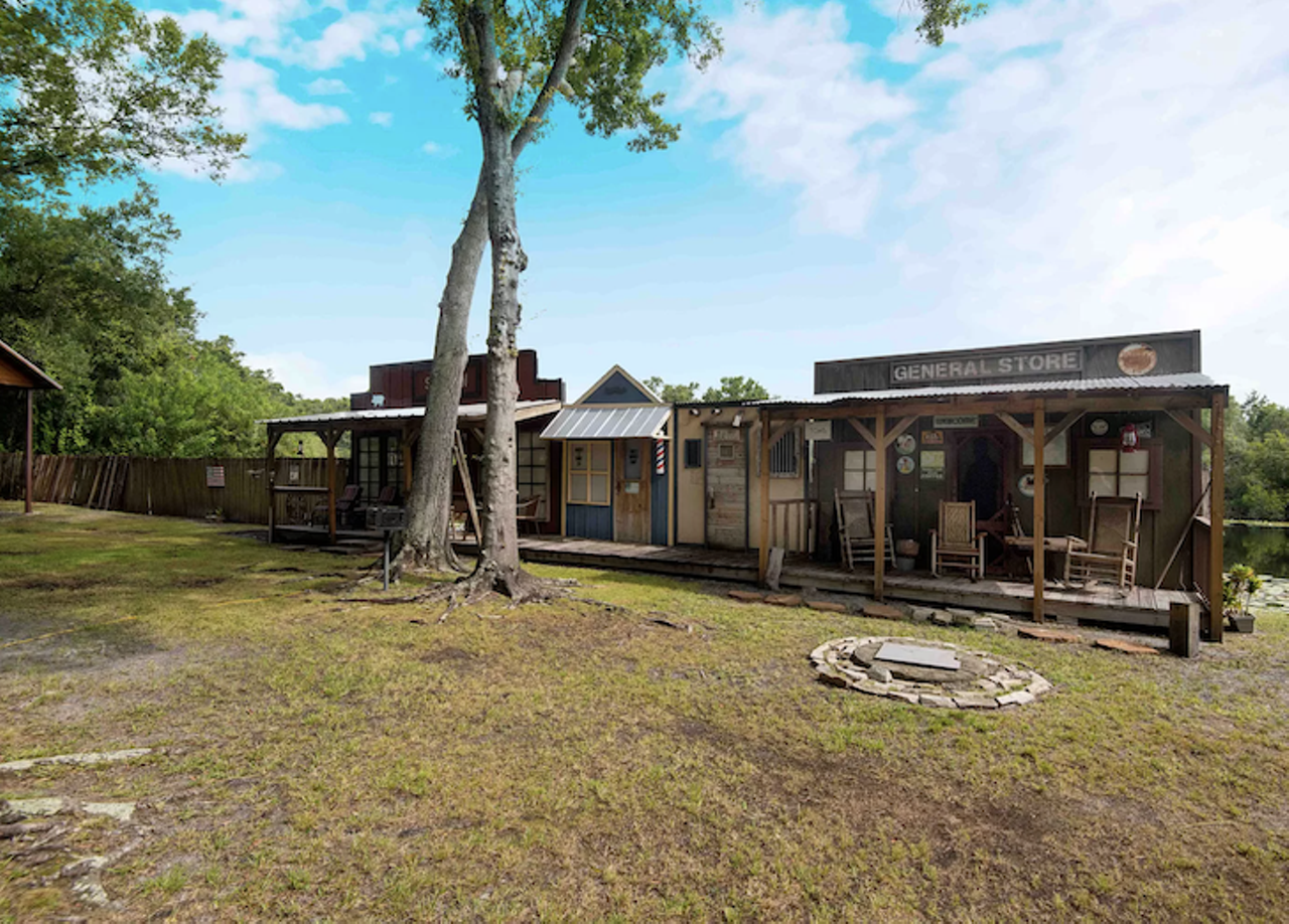 This Tampa area lake house is for sale, and it comes with a replica cowboy town