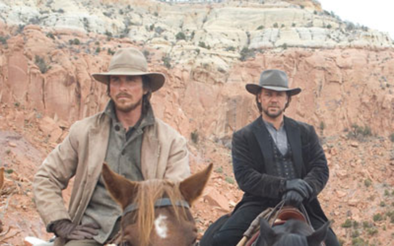 HIGH PLAINS DRIFTERS: Christian Bale must escort wanted man Russell Crowe to the Feds in 3:10 to Yuma.