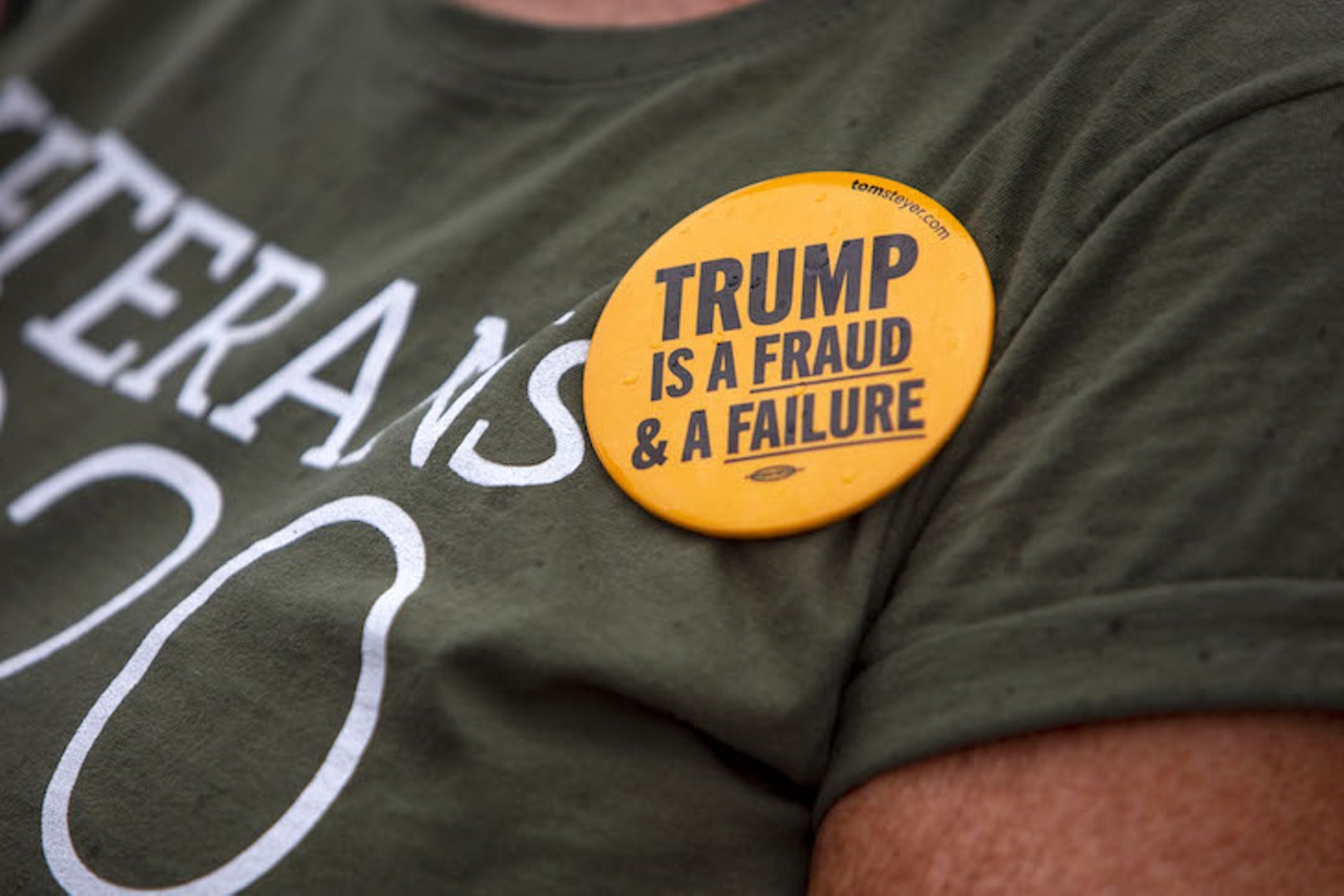 Trump supporters and Dems clash at Joe Biden's Tampa visit