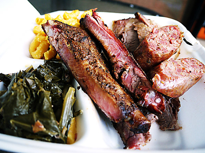 BBQ FOR ALL: Holy Hog’s Barbecue is just one of the many spiritual barbecue experiences in Tampa Bay. - Brian Ries