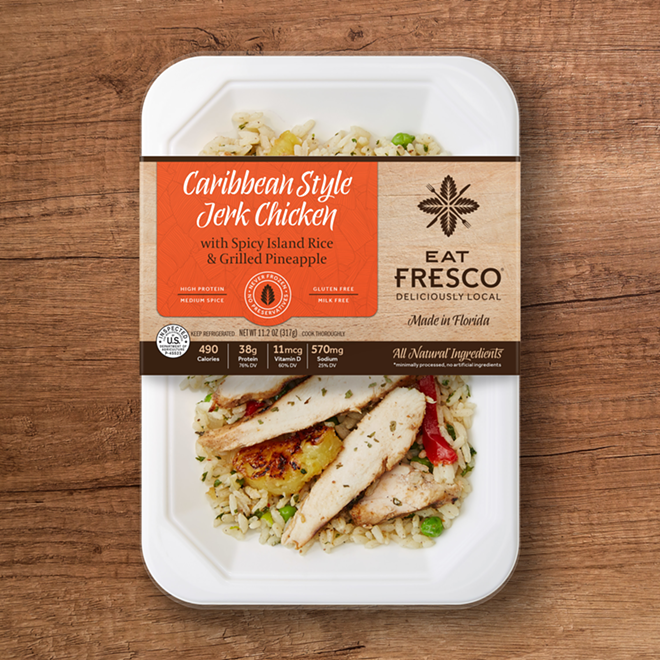 Caribbean-style jerk chicken is among the convenient, health-minded Eat Fresco entrees now at Publix. - Courtesy of Eat Fresco