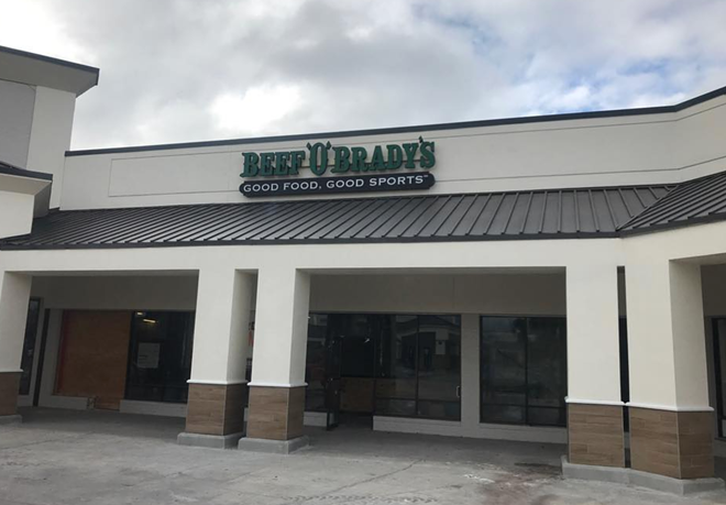 A new Beef 'O' Brady's will open soon in the Brandon area