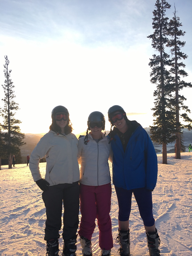 My sisters and I at the top of Keystone Mountain in Colorado. - Steph Waechter