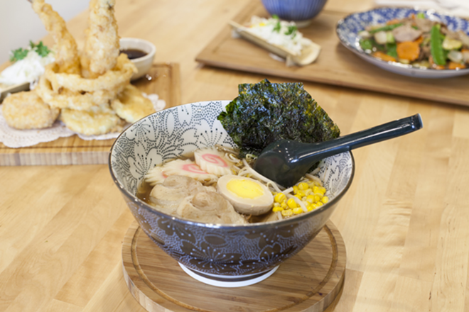 With pork and more, the Mango Tree’s shoyu ramen is comfort in a bowl. - Nicole Abbett