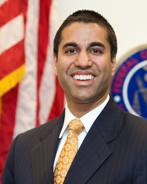 NOT EXACTLY NEUTRAL: FCC hed and Net Neutrality foe Ajit Pai. - Public domain