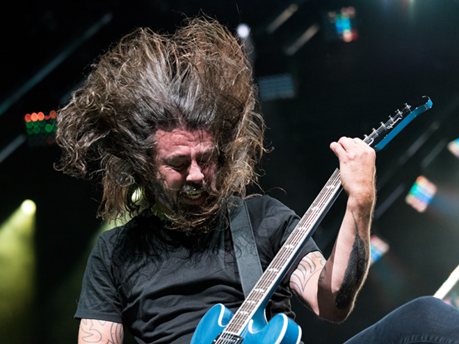 Foo Fighters plays MidFlorida Credit Union Amphitheatre in Tampa, Florida on April 25, 2018. - CHRIS RODRIGUEZ